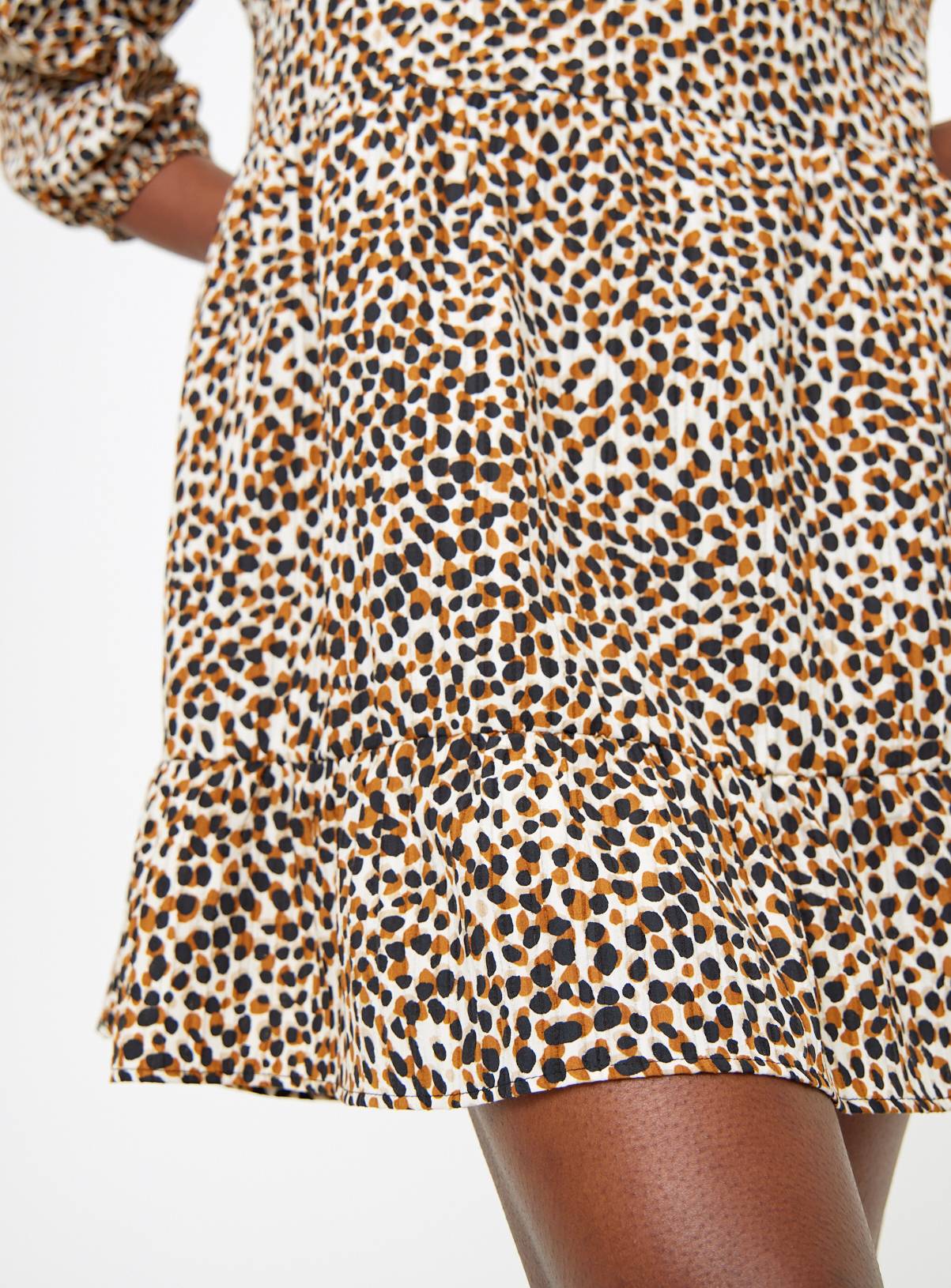 Animal Spot Print Tiered Dress 12 - Image 3